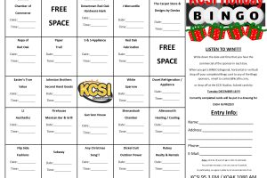 Listen to WIN with KCSI’s Holiday Bingo!
