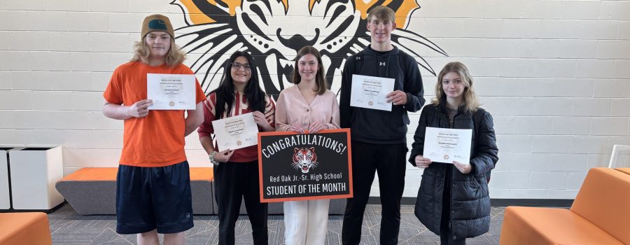 Red Oak Jr. / Sr. High School Students of the Month