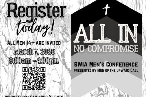 Men from across Red Oak and the surrounding area are invited to the Southwest Iowa Men’s Conference on Saturday, March 7, hosted at Faith Community Church (