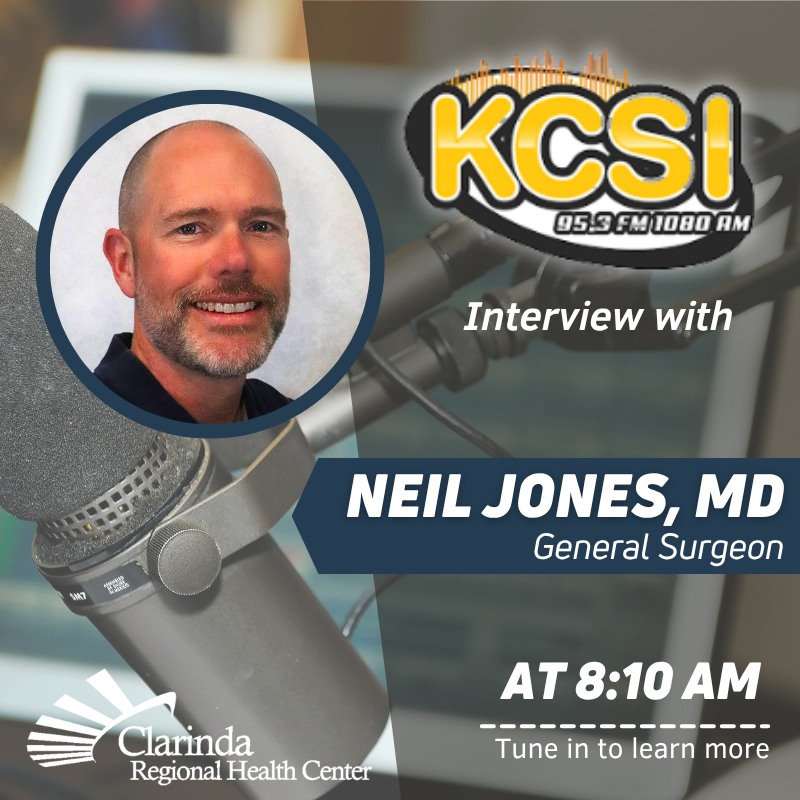Neil Jones, MD General Surgeon on today's CRHC update