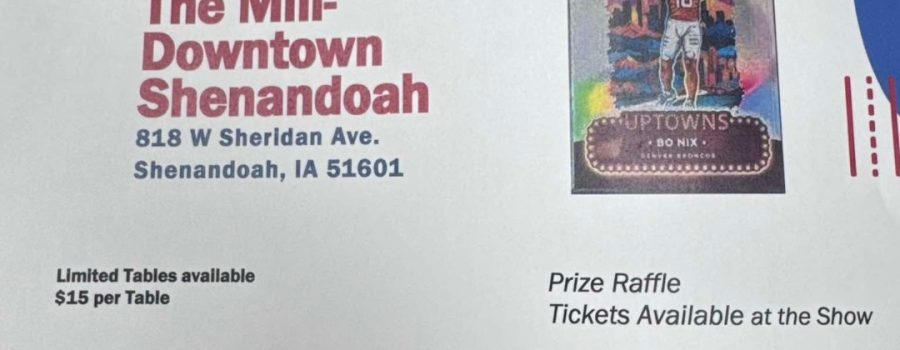 The Mill will host a sports card and memorabilia show on Saturday, April 4, from 10 a.m. to 3 p.m