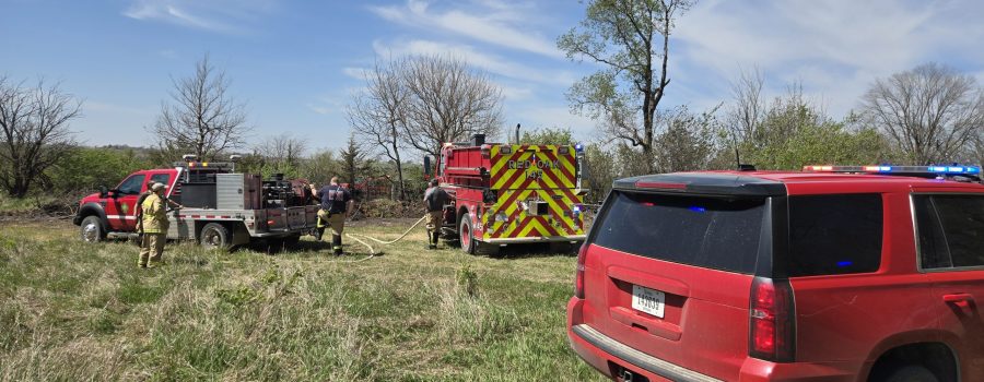 On Monday April 20 at 2:26 p.m. the Red Oak Fire Dept was dispatched to the 1400 block of J Ave