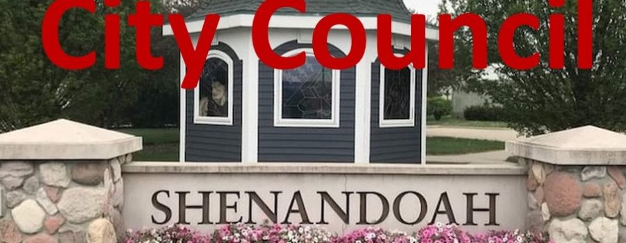 Report from the 4-14-26 Shenandoah City Council Meeting