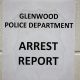 Glenwood Police Department Arrest Report