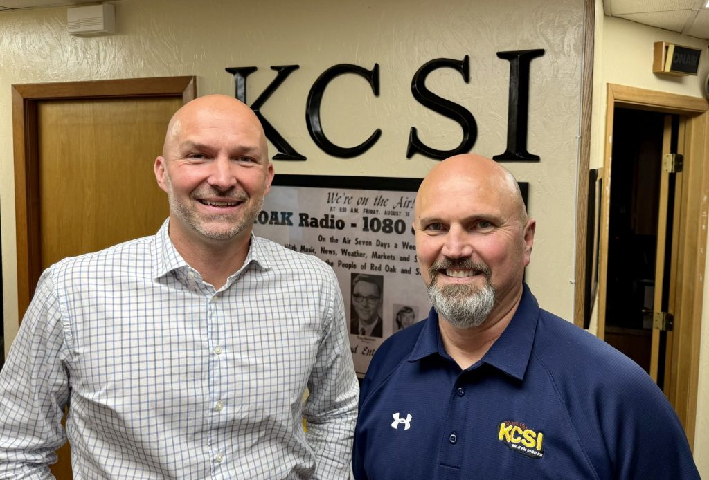 Candidate for Iowa Governor, Adam Steen visited KCSI 5-14-26