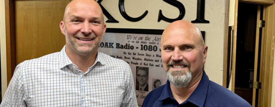 Candidate for Iowa Governor, Adam Steen visited KCSI 5-14-26