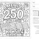 KCSI America 250 Coloring Contest