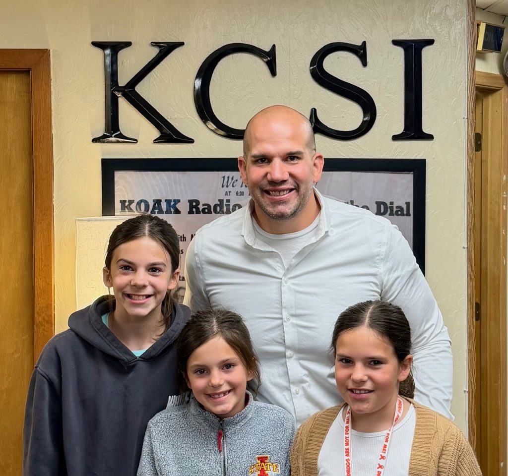 Griswold Elementary Principal Nigel Horton joined KCSI for a morning conversation with three special guests: his daughters CeCe, Scout, and Piper