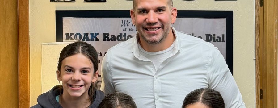 Griswold Elementary Principal Nigel Horton joined KCSI for a morning conversation with three special guests: his daughters CeCe, Scout, and Piper