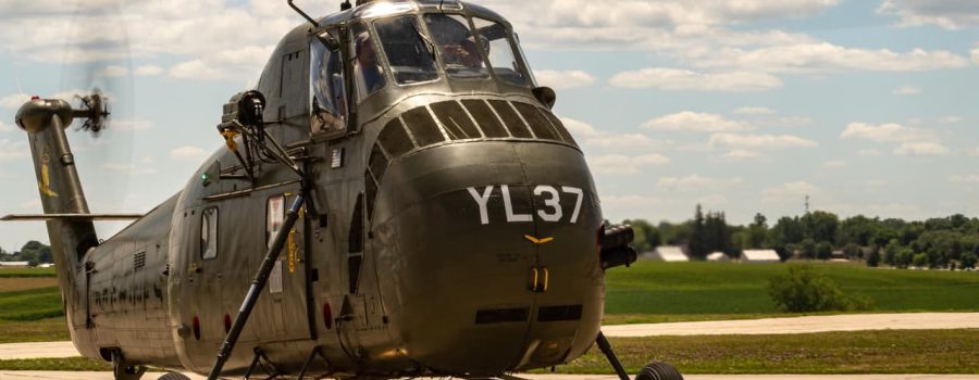VIETNAM ERA HELICOPTER LANDING IN COUNCIL BLUFFS TO HONOR A VIETNAM VETERAN FROM OMAHA