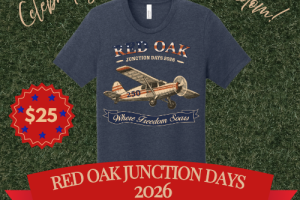 Junction Days T-Shirts available now at the Red Oak Chamber
