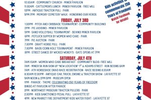 New Market July 4th Celebration, 6/28 – 7/4