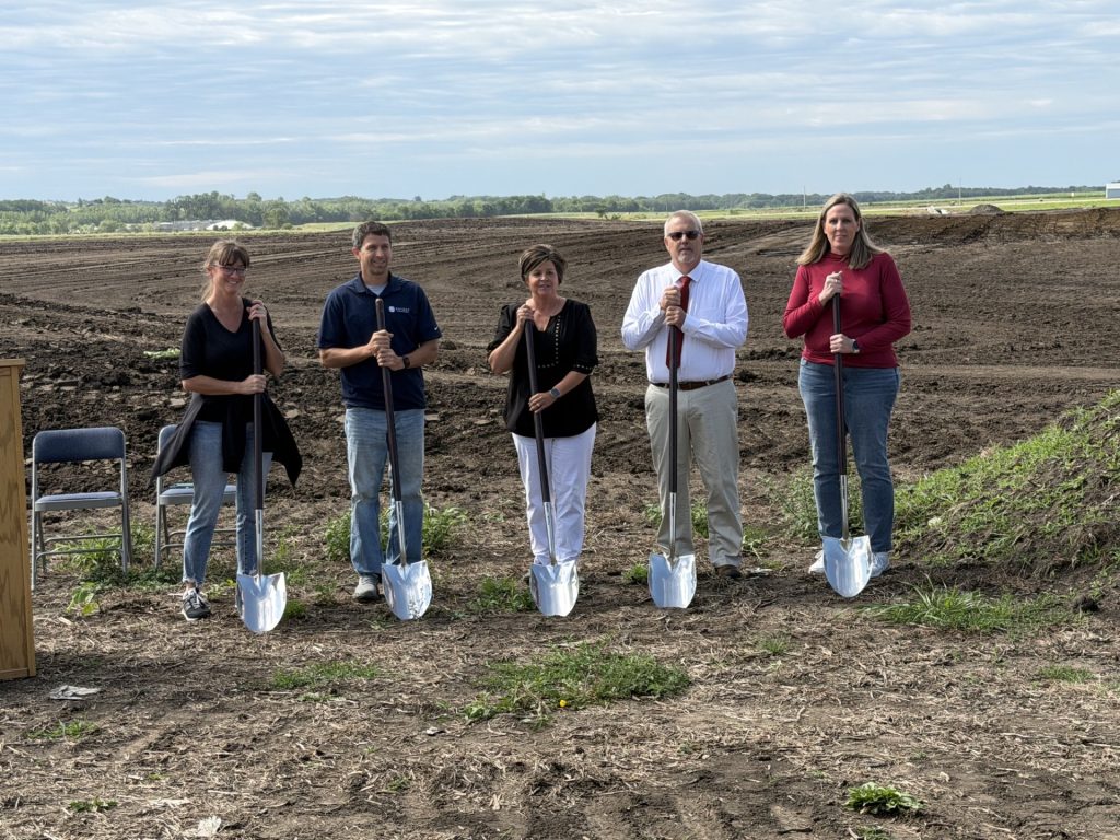 Hugh and Maxine Loudon Business Park Groundbreaking Ceremony in Clarinda, 6-18-26