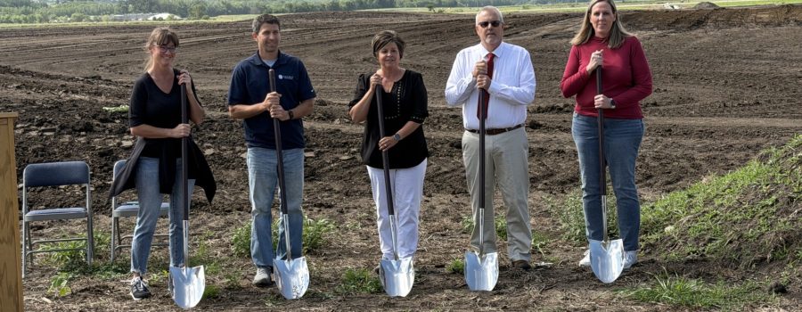 Hugh and Maxine Loudon Business Park Groundbreaking Ceremony in Clarinda, 6-18-26