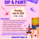 The Wilson Sip & Paint is Thursday June 18