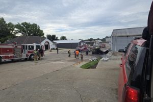 Large Shop Fire in Emerson