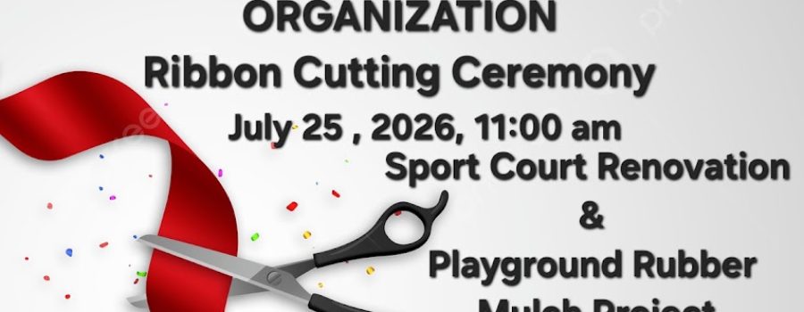 The Emerson Improvement Organization Ribbon Cutting Ceremony in Evans Park on July 25, 2026 at 11:00am. 