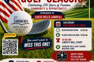 The Mills County Chamber of Commerce Annual Golf Classic will be held Saturday, September 19