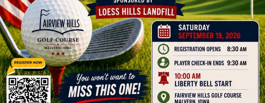 The Mills County Chamber of Commerce Annual Golf Classic will be held Saturday, September 19