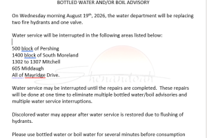 Bottled Water-Boil Advisory For Shenandoah