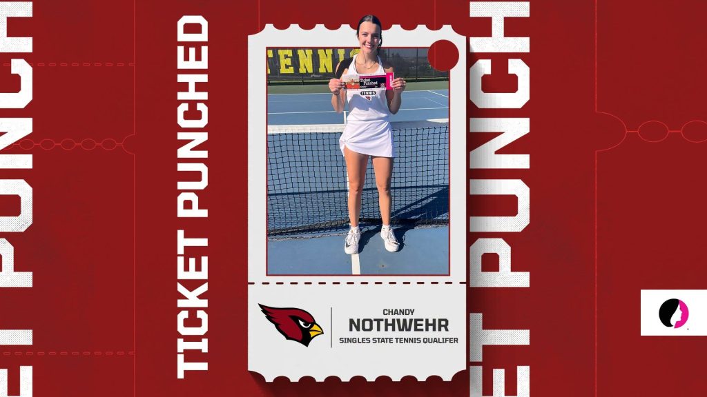 Nothwehr punches a state ticket as Clarinda hosts team tennis regionals Saturday